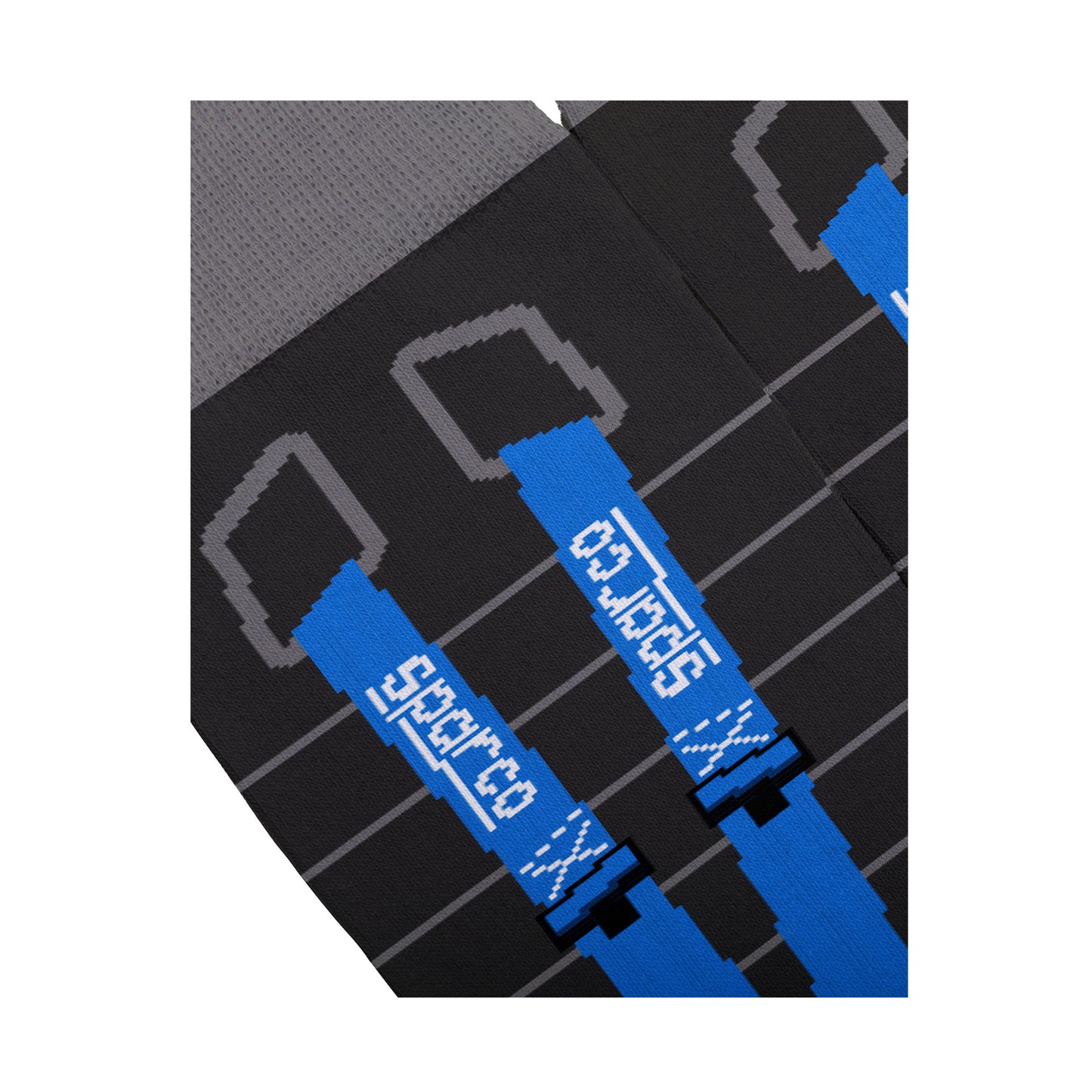 Sparco Socken Harness Ikonisches Design in 2 Größen Offizielles Merchandise Freizeitbekleidung