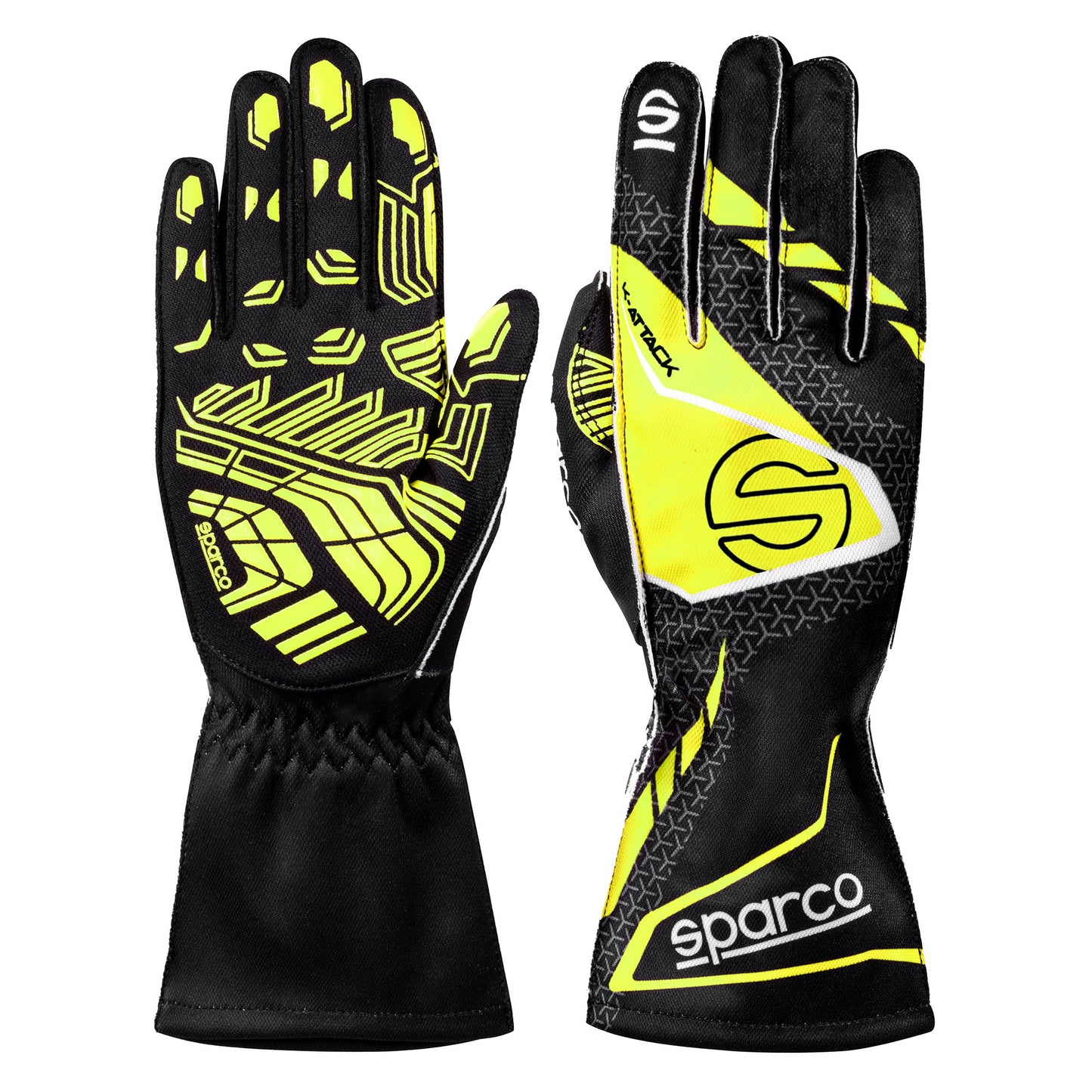 Sparco K-ATTACK Karting Gloves 4 Colours with Silicone Palms Go-Kart Racing