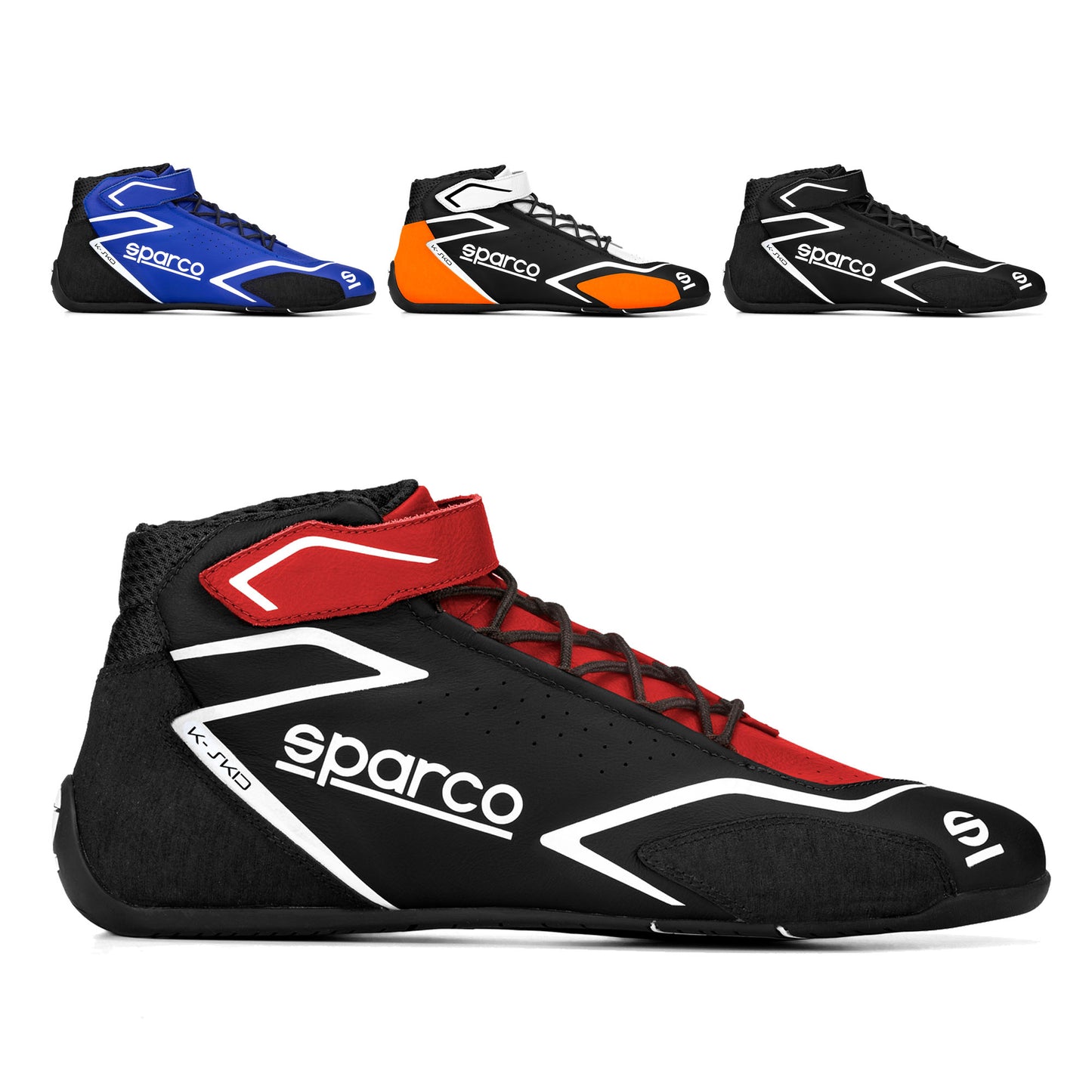 001277 Sparco K-Skid Kartstiefel Kartfahren Leder Leicht Alle Größen EU 35-48