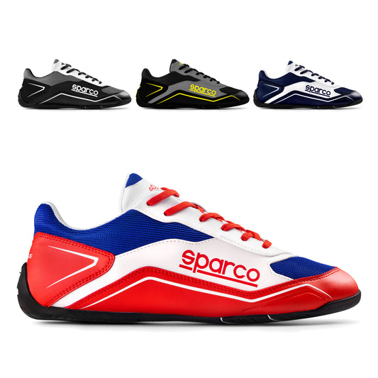 001288 Sparco S-POLE Karting inspirierte Turnschuhe Schuhe Sneakers für Erwachsene und Kinder