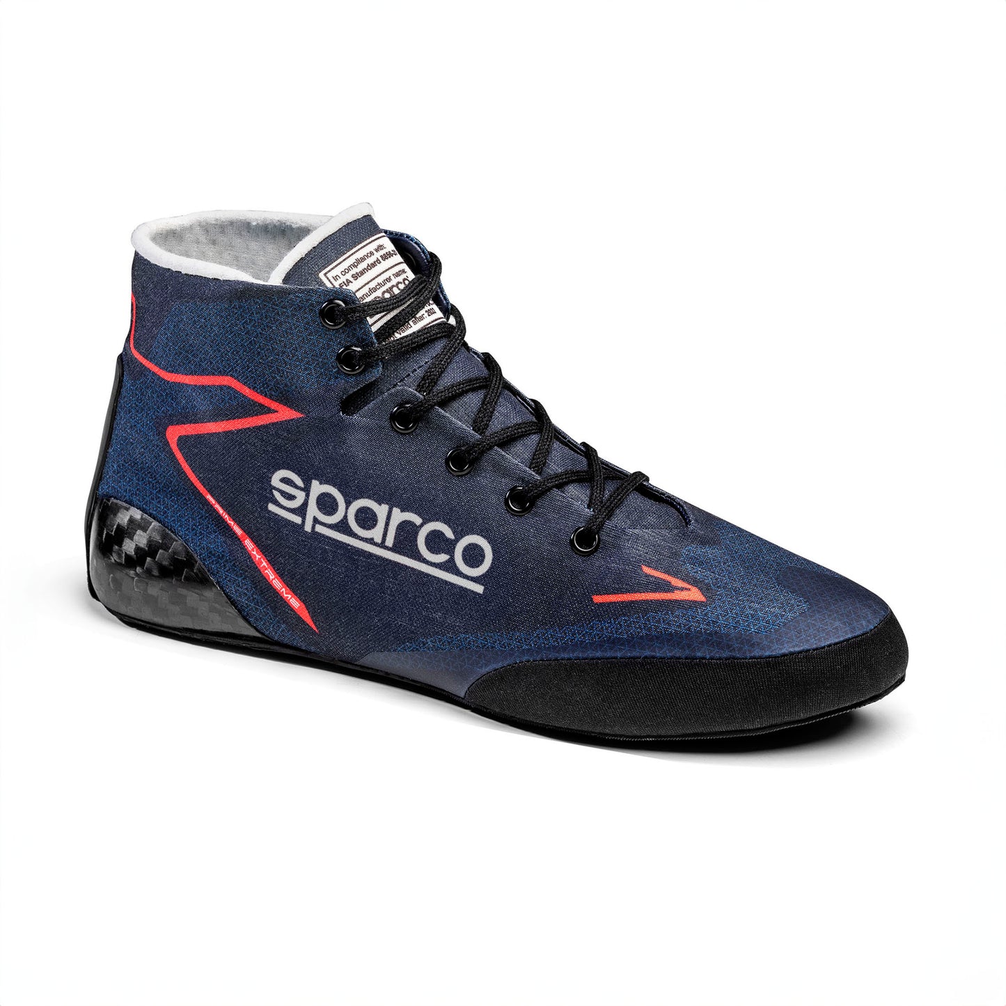 0012A9 Sparco Prime Extreme Shoes Race Driver Boots Carbon Insole FIA 8856-2018