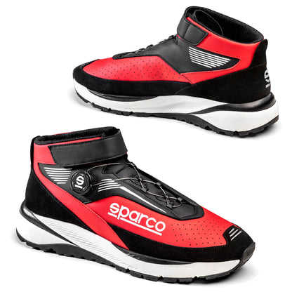 0012B2 Sparco Chrono Boots Feuerfeste FIA ​​Schuhe Mechaniker Boxencrew Beifahrer Team