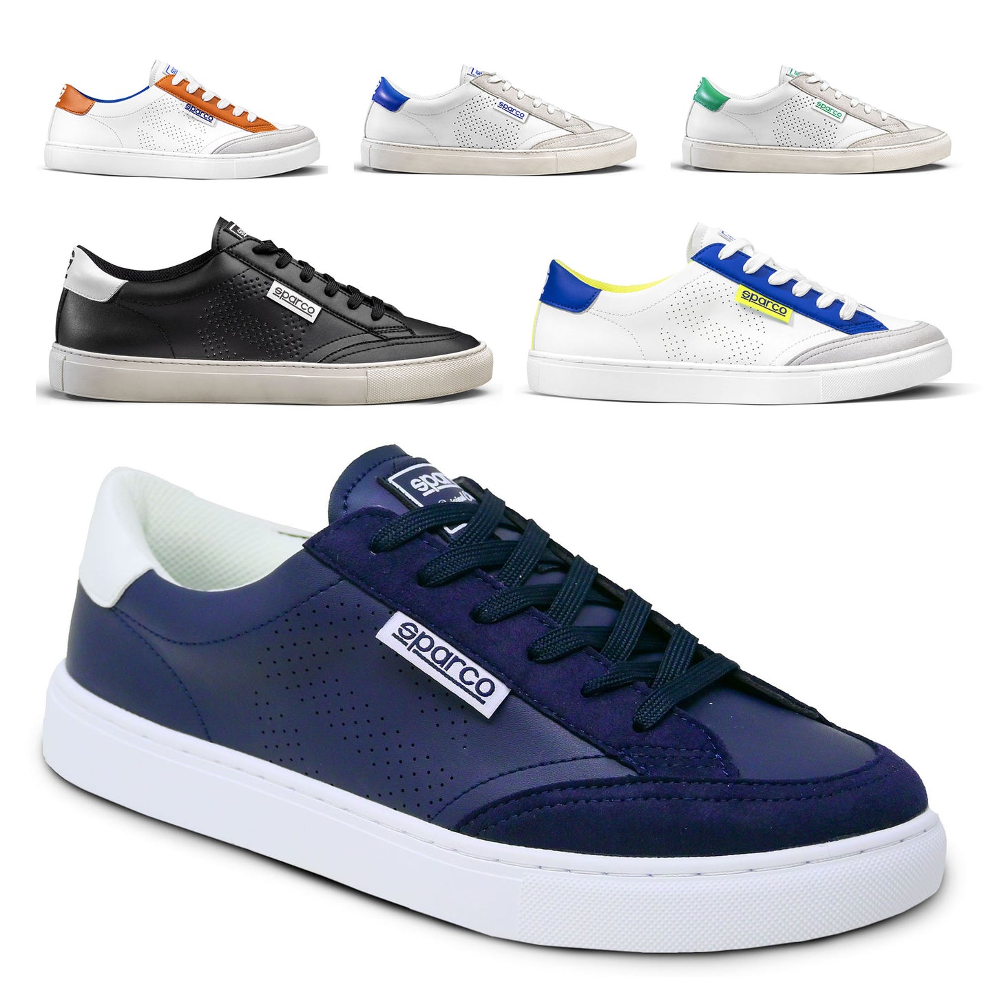 0012B3 Sparco S-TIME Schuhe Smart Casual Sneakers Trainer Freizeitbekleidung Sport