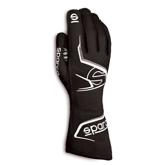 002557 Sparco Arrow Kart-Handschuhe, Kartfahren, vorgebogen, Ultra-Grip &amp; Touch-S-Finger