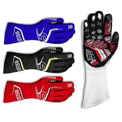 002557 Sparco Arrow Kart-Handschuhe, Kartfahren, vorgebogen, Ultra-Grip &amp; Touch-S-Finger