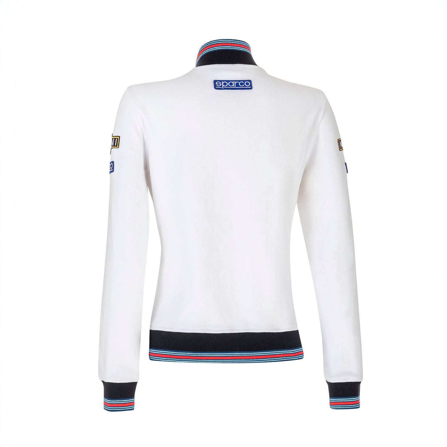 Sparco Lancia Martini Racing Sweatshirt für Damen mit durchgehendem Reißverschluss in Damengrößen