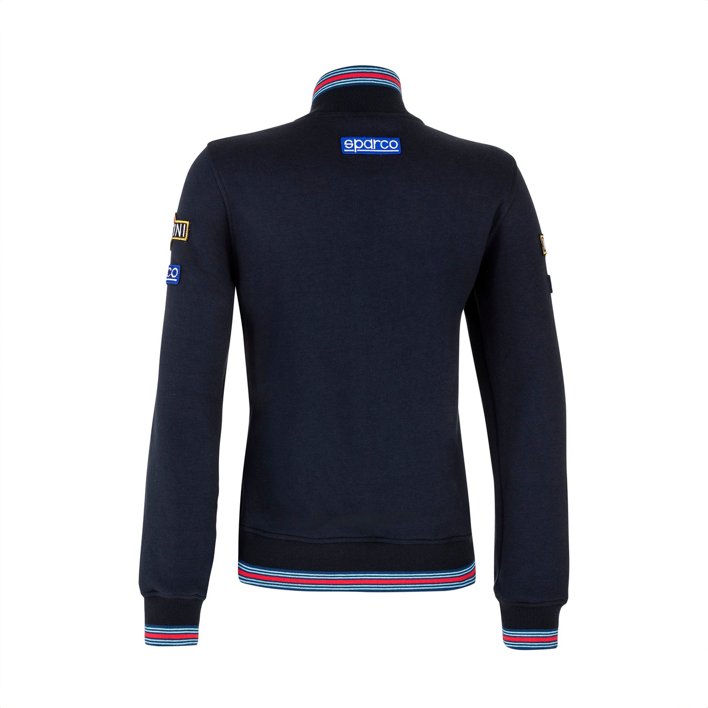 Sparco Lancia Martini Racing Sweatshirt für Damen mit durchgehendem Reißverschluss in Damengrößen