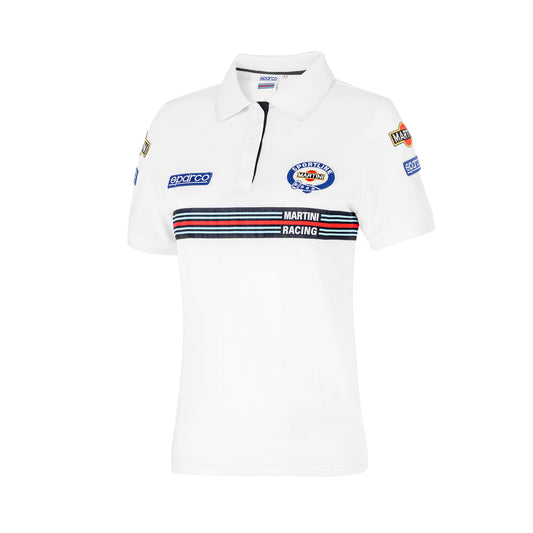 Sparco Martini Racing Ladies Polo Shirt Lady Lancia World Rally Teamwear Fanwear