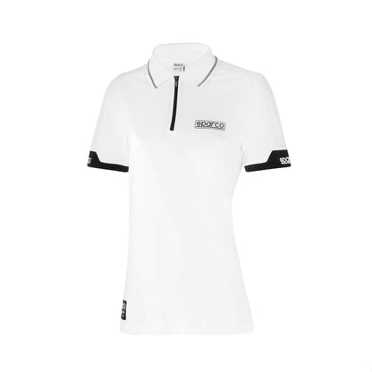 Sparco Racing Karting Damen Poloshirt Technischer Stoff Damen Teamwear Mädchen