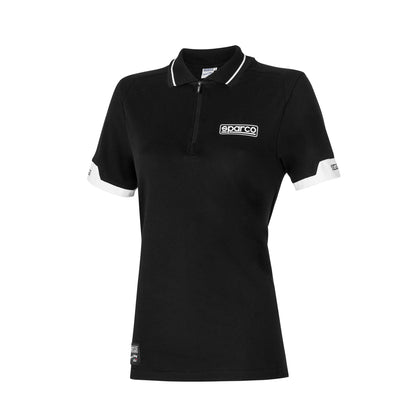 Sparco Racing Karting Damen Poloshirt Technischer Stoff Damen Teamwear Mädchen