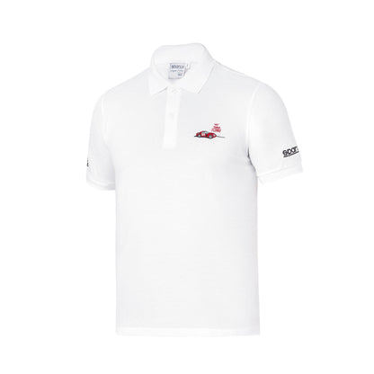 Sparco Targa Florio #P2 Herren-Poloshirt, Baumwoll-Piqué, Sportbekleidung, hergestellt in Italien