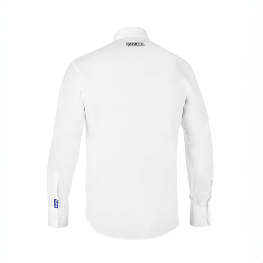 Sparco Racing Long Sleeve Cotton Shirt Collar Official Mens Teamwear Manager