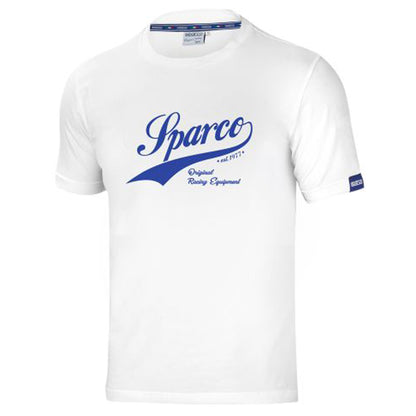 01326 Neues 2023 Sparco Vintage Retro Logo T-Shirt Herrengrößen S-XXL aus Baumwolle