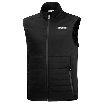 Sparco Racing Gilet, gepolsterte Weste, Bodywarmer, winddicht und mit Innenfutter