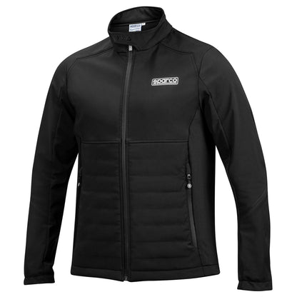 Sparco Racing Herren Softshell Fleece Jacke Mantel 3-lagig wetterfest Freizeitkleidung