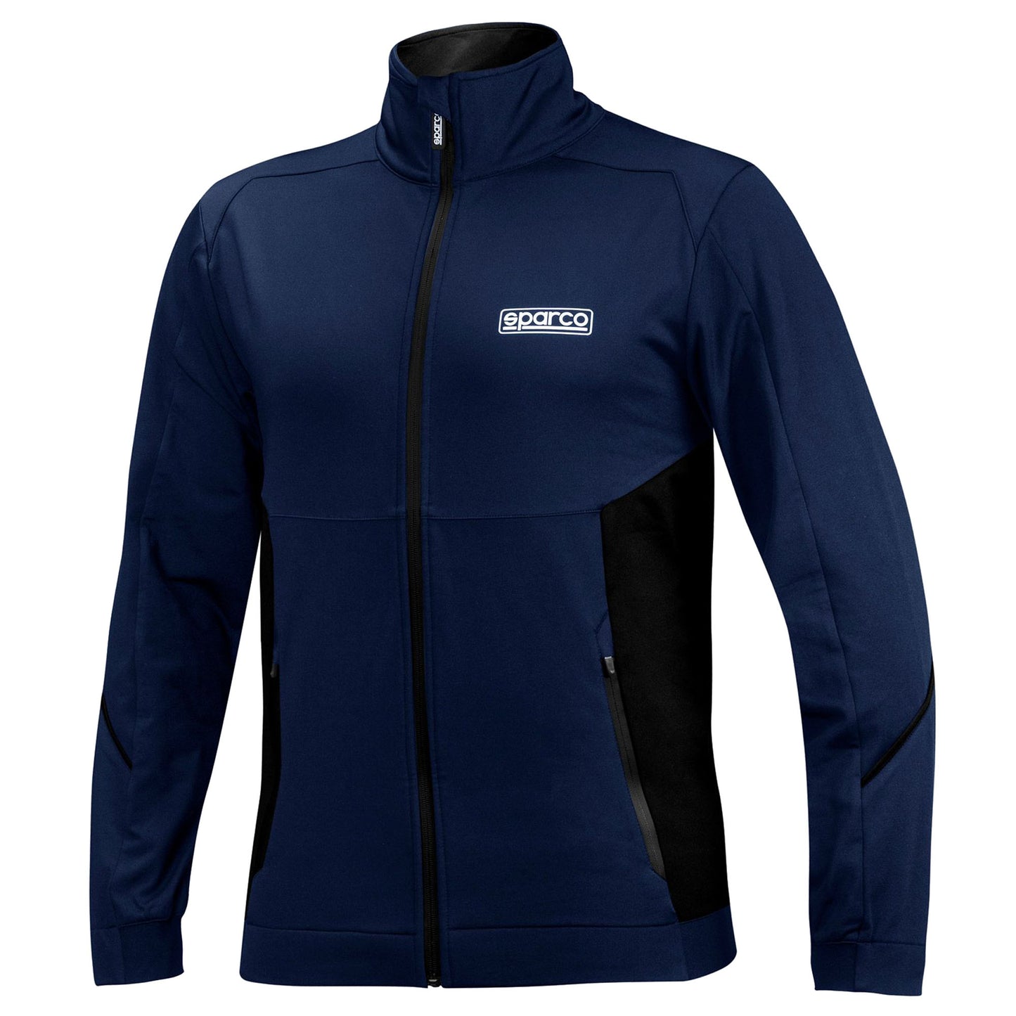 Sparco Racing Herren Sweatshirtjacke mit durchgehendem Reißverschluss, Teamwear, Sportbekleidung, Freizeitkleidung