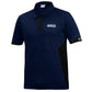 01367 Neues 2023 Sparco Racing Herren-Poloshirt mit Reißverschluss aus Stretch-Polyester