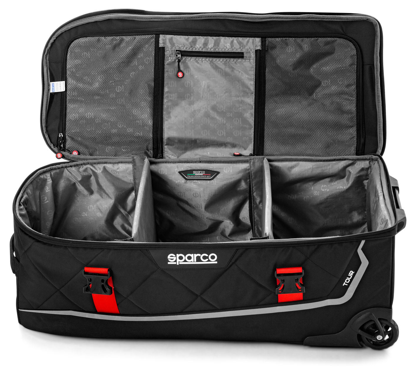 Sparco TOUR Racewear Trolley-Tasche Rennfahrer Reisetransport 127L 40x84x38cm