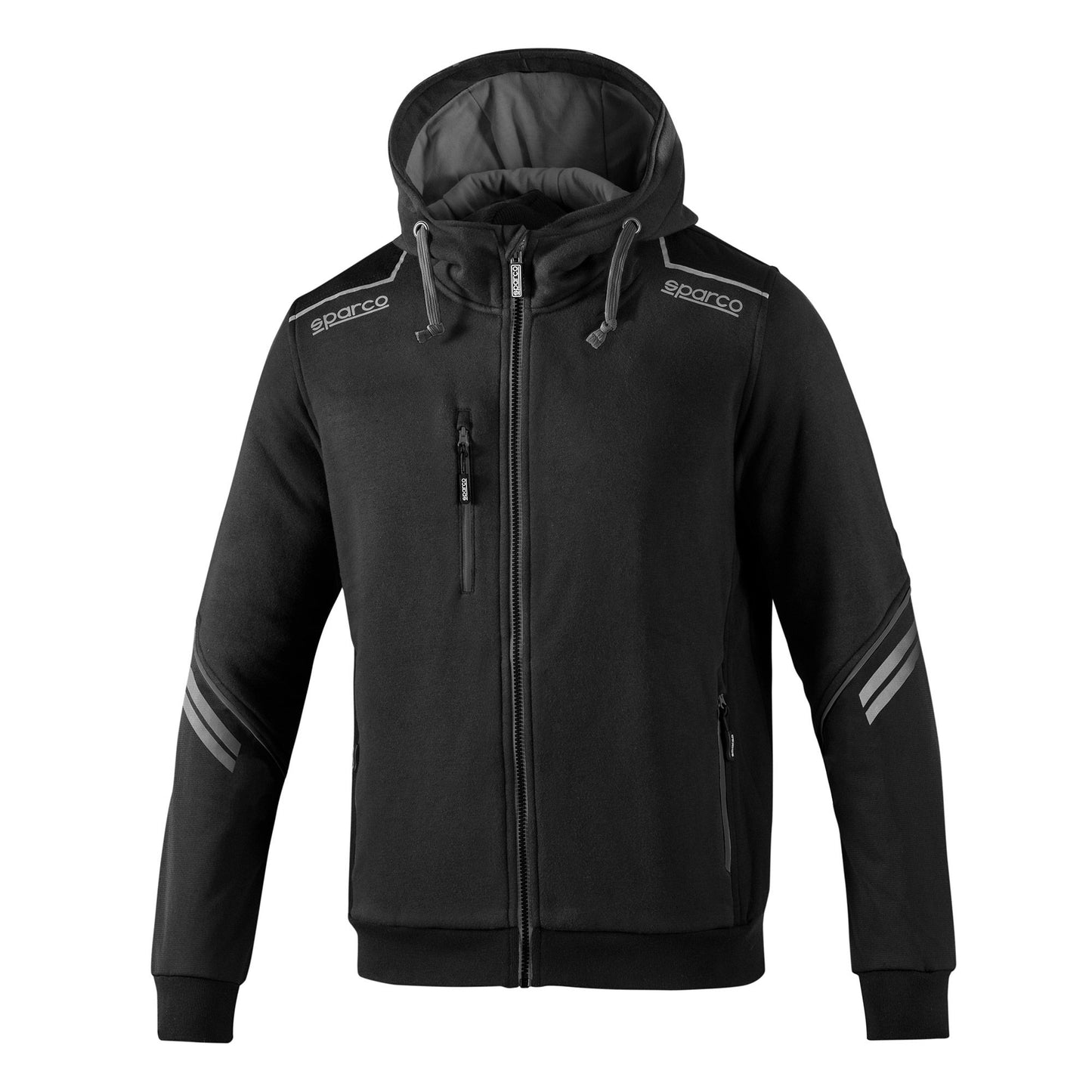 02414 Sparco Racing Technical Full Zip Hoodie Kapuzenpullover Mechaniker Arbeitskleidung