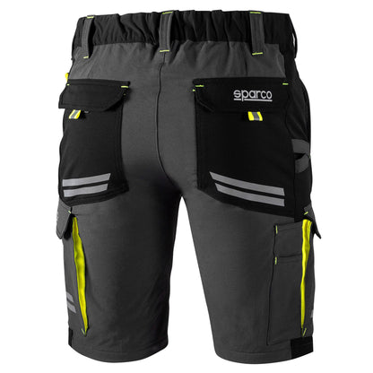 02418 Sparco Racing Technische Shorts für Mechaniker, Boxencrew, Rennteam, Motorsport