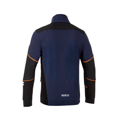 02429 Sparco Tech Zull Zip Jacke Racing Arbeitskleidung Mechaniker Boxencrew Teamwear