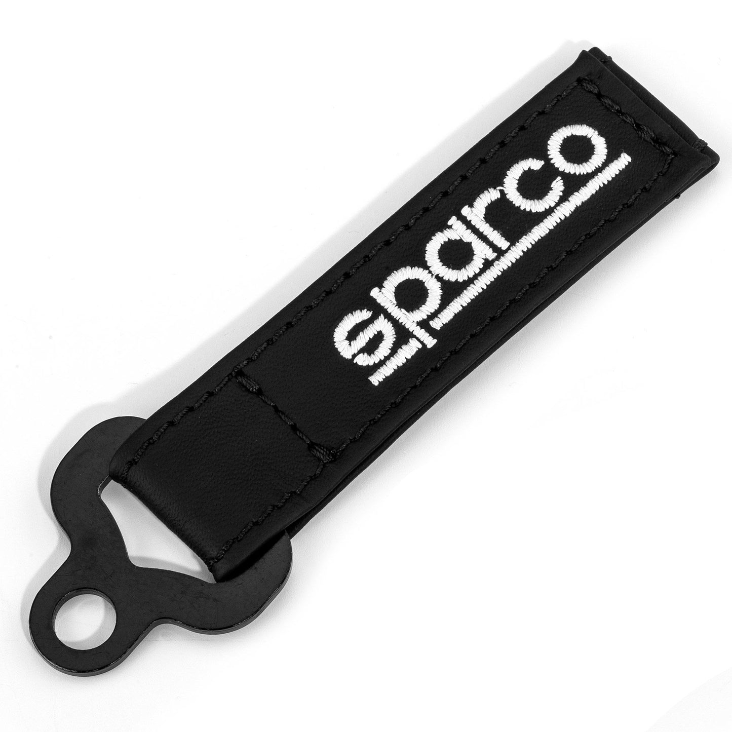 Sparco Racing Leather Keyring Keyfob Key Holder Mini Tow Hook Style in 5 Colours