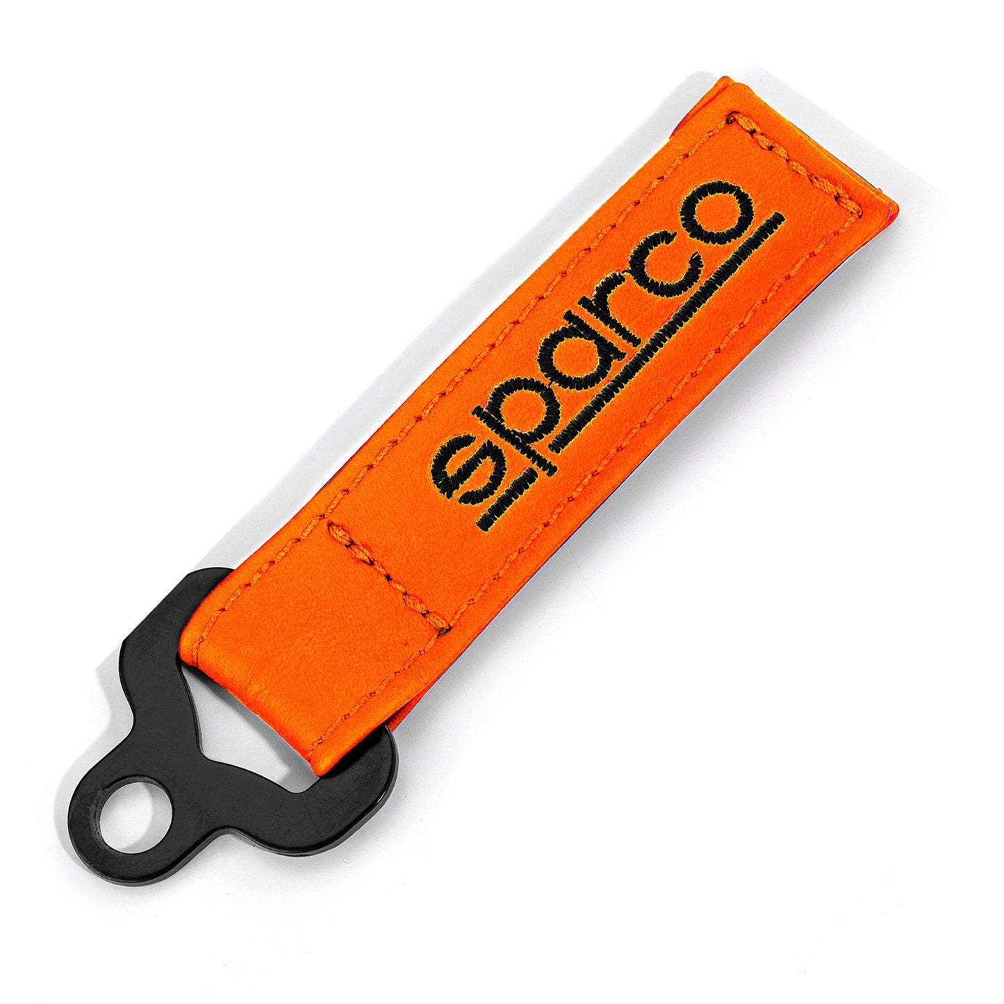 Sparco Racing Leather Keyring Keyfob Key Holder Mini Tow Hook Style in 5 Colours