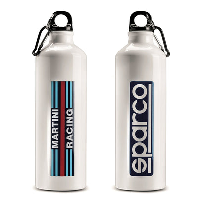 Sparco Martini Racing Water Bottle Drinks Flask 770ml Alloy with Screw Top