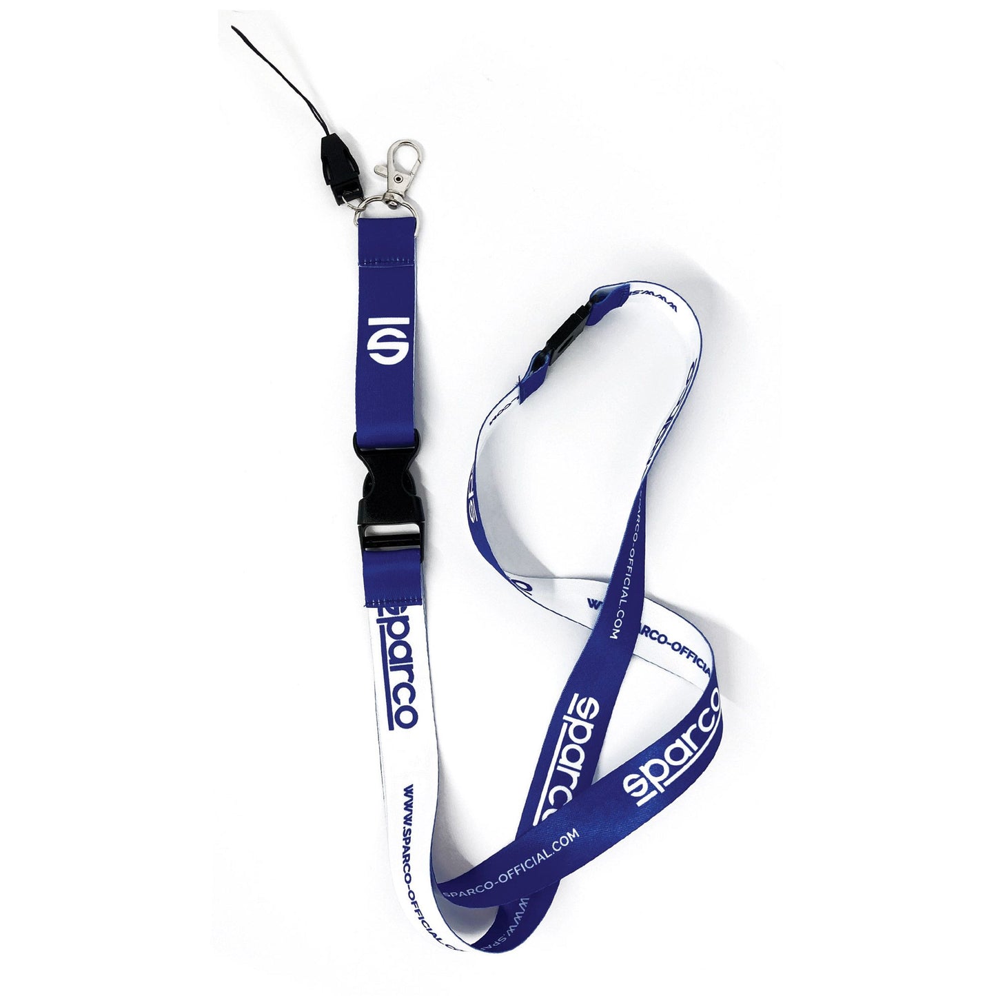 Sparco Racing Lanyard Neck Strap Ticket Holder with Clip for Race Rally Karting