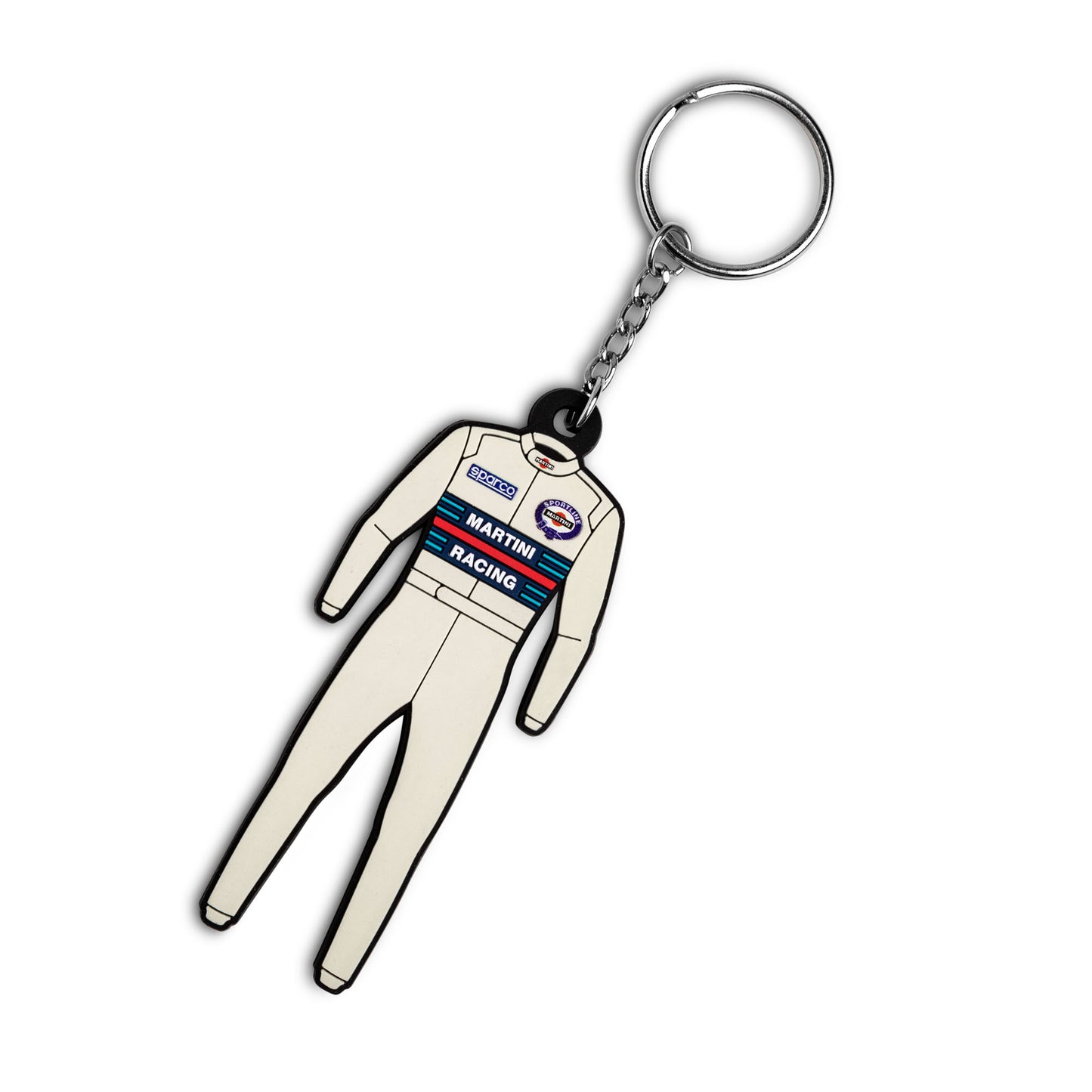 Sparco Martini Rennanzug Schlüsselanhänger Schlüsselanhänger Retro Lancia World Rally Team Geschenk