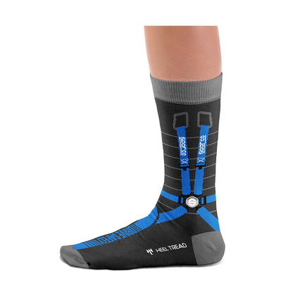 Sparco Socken Harness Ikonisches Design in 2 Größen Offizielles Merchandise Freizeitbekleidung