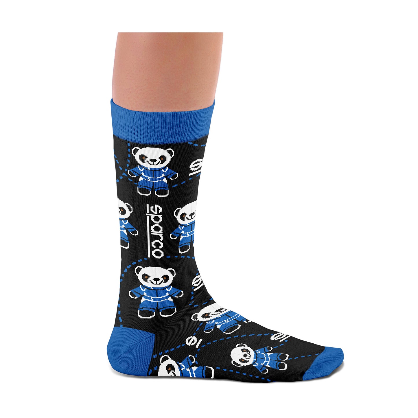 Sparco Socken Panda Kultiges Design in 2 Größen Offizielles Merchandise Freizeitbekleidung