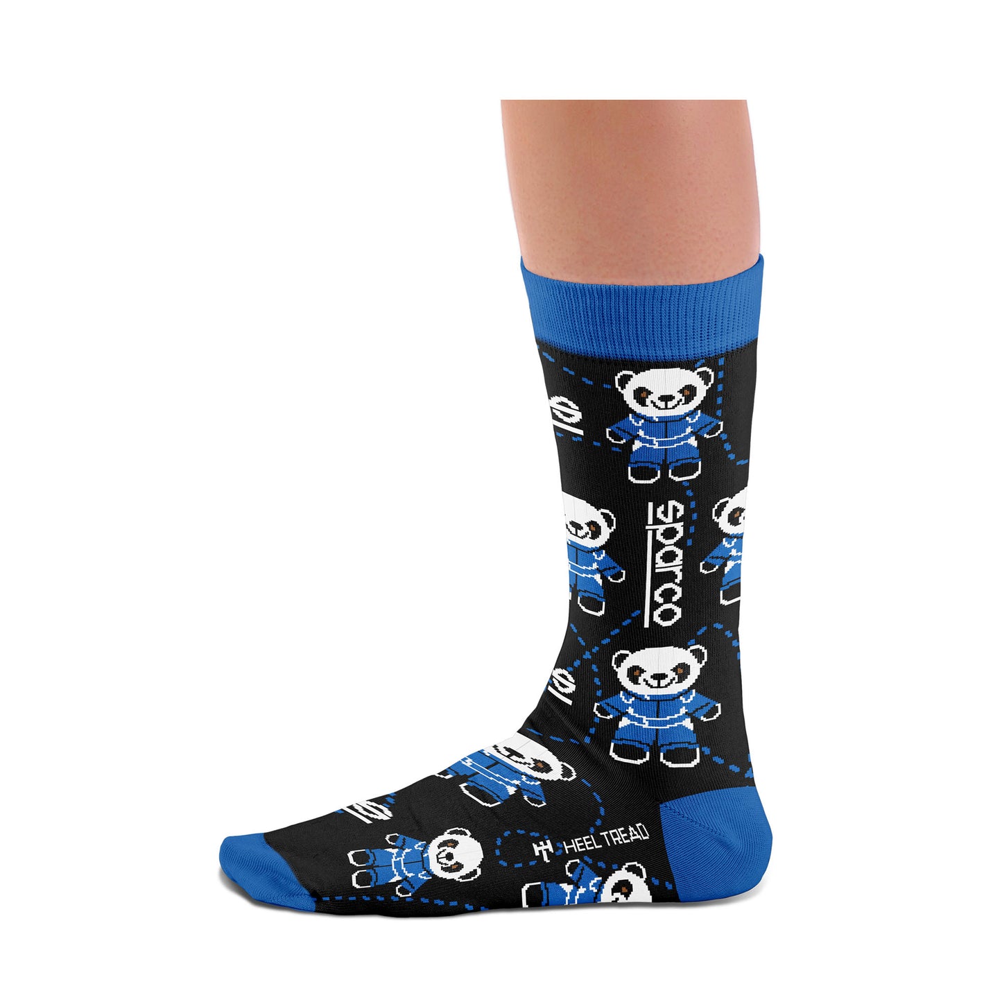 Sparco Socken Panda Kultiges Design in 2 Größen Offizielles Merchandise Freizeitbekleidung