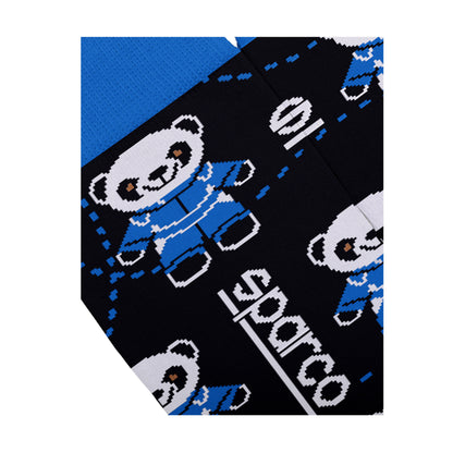 Sparco Socken Panda Kultiges Design in 2 Größen Offizielles Merchandise Freizeitbekleidung