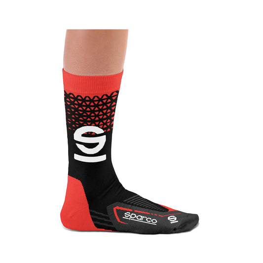 Sparco Socken Gaming Iconic Design Schwarz/Rot in 2 Größen Offizielles Merchandise Geschenk