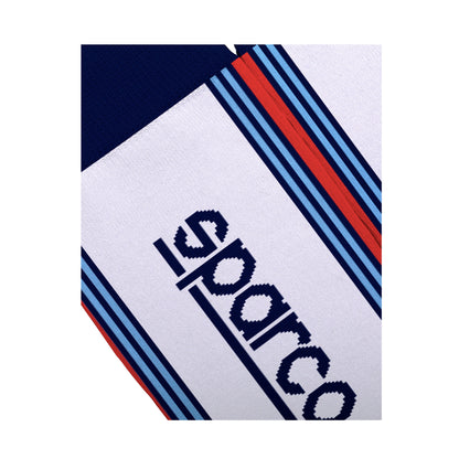 Sparco Martini Racing Socken, ikonisches Rallye-Retro-Design, offizielles Merchandise-Geschenk