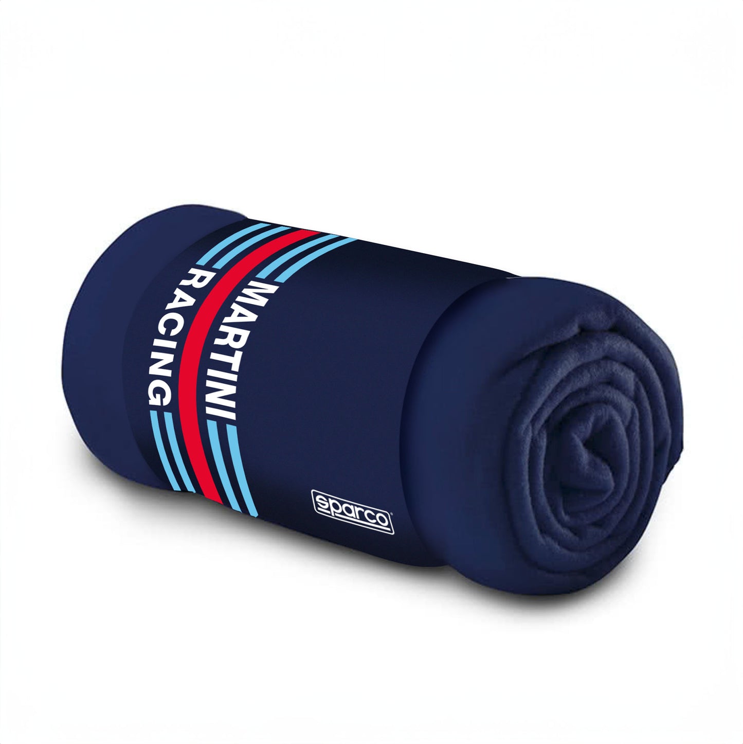 Sparco Martini Racing Fleecedecke, kariert, 150 x 180 cm, offizielles Merchandise-Geschenk