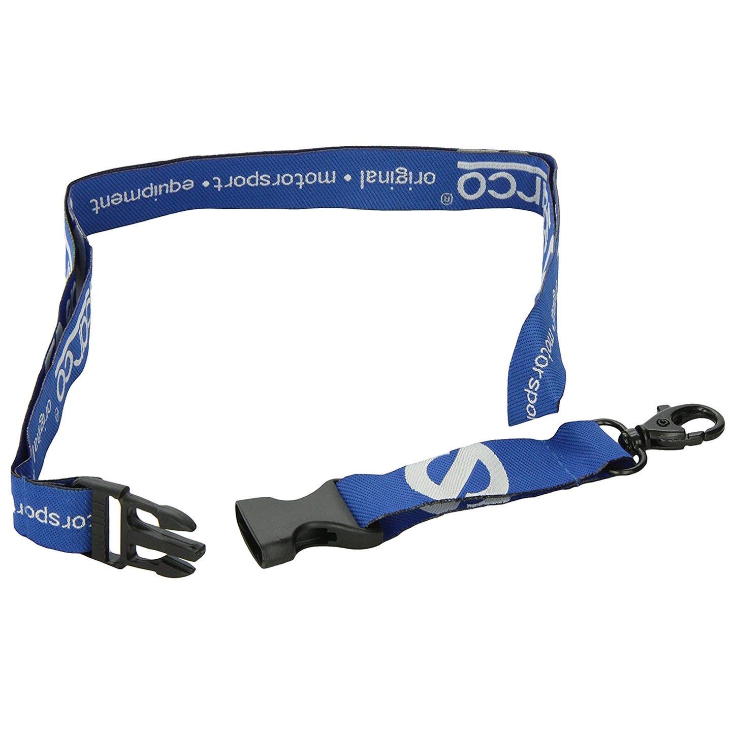 Official Sparco Racing Motorsport Lanyard Blue Neck Strap Ticket Pass Holder