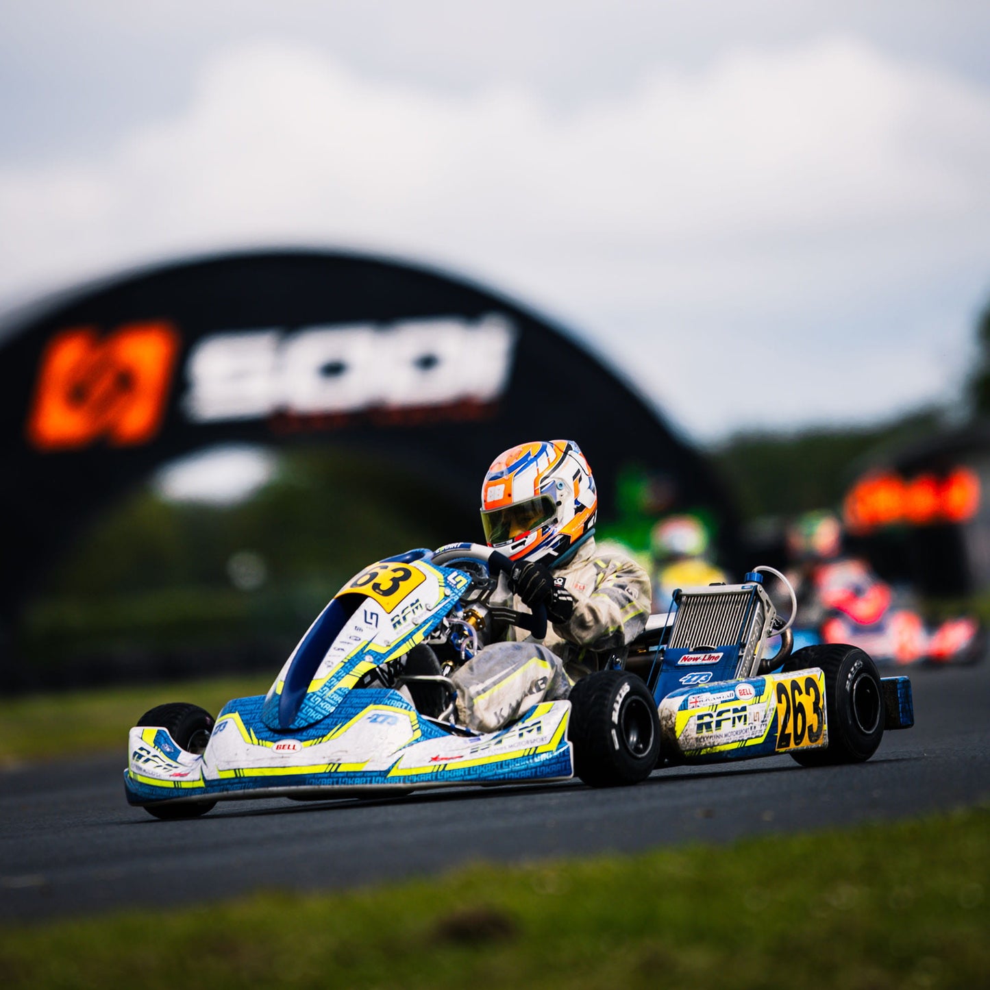 KB0-2757 2026 OMP KS-4 ART Karting Gloves Modern Design with Ultra Grip Palms