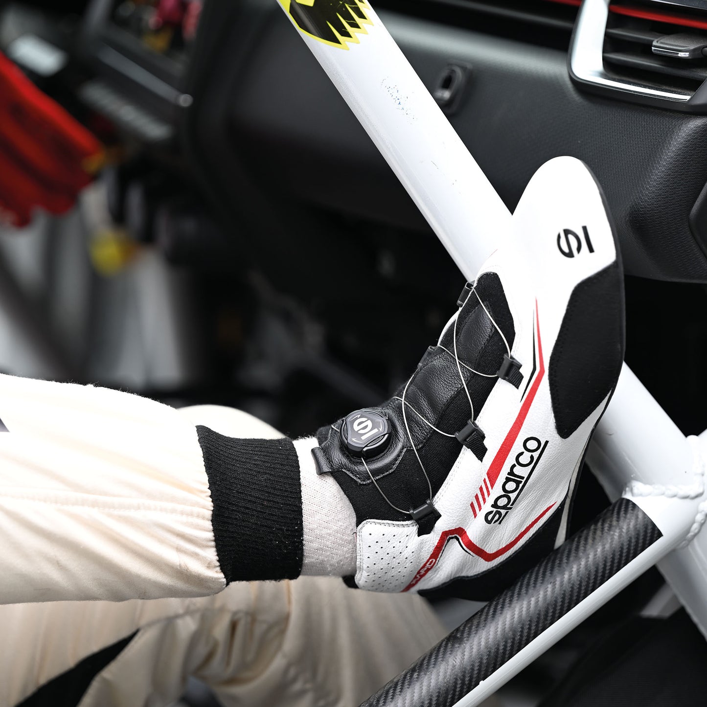 Sparco K-RAPID Karting Boots Shoes Lace Up Version FIA 8877 Approved Spec