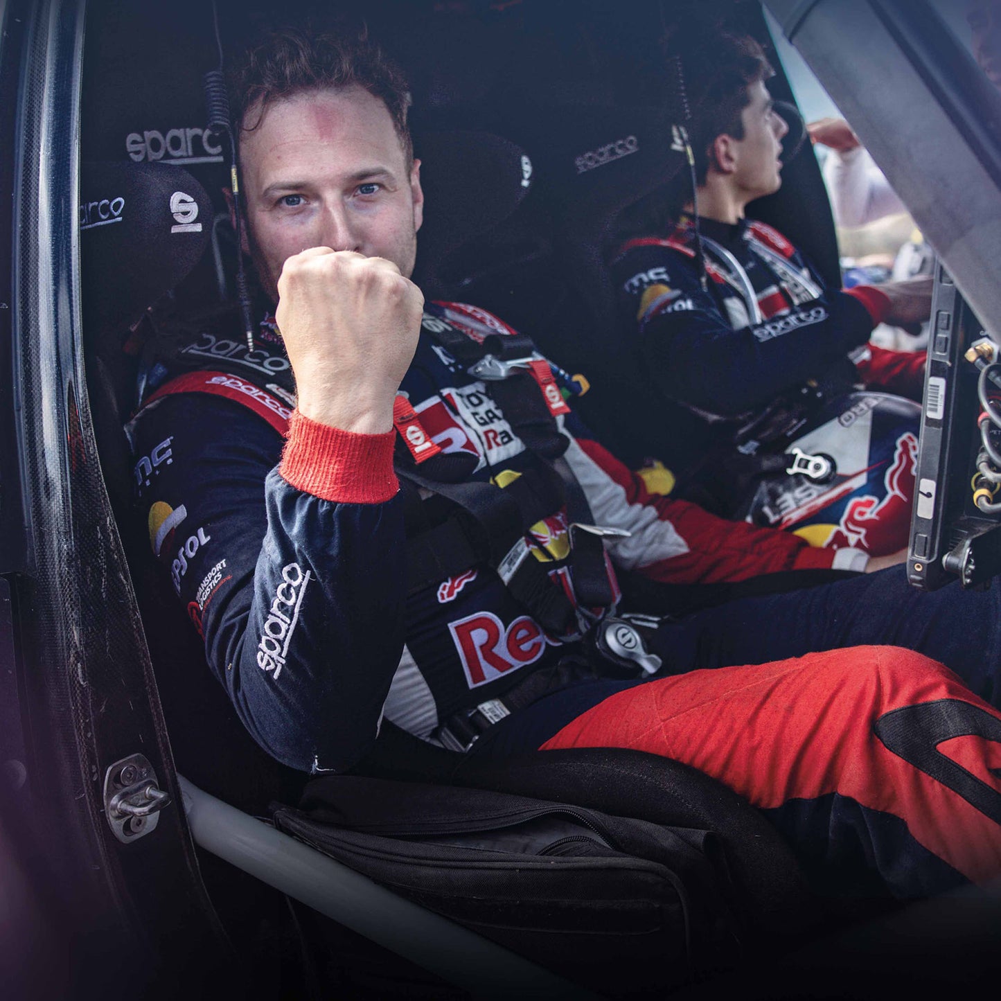 Genuine Sparco Race Suit Bag Blue/Silver for Racing Karting Rally Motorsport