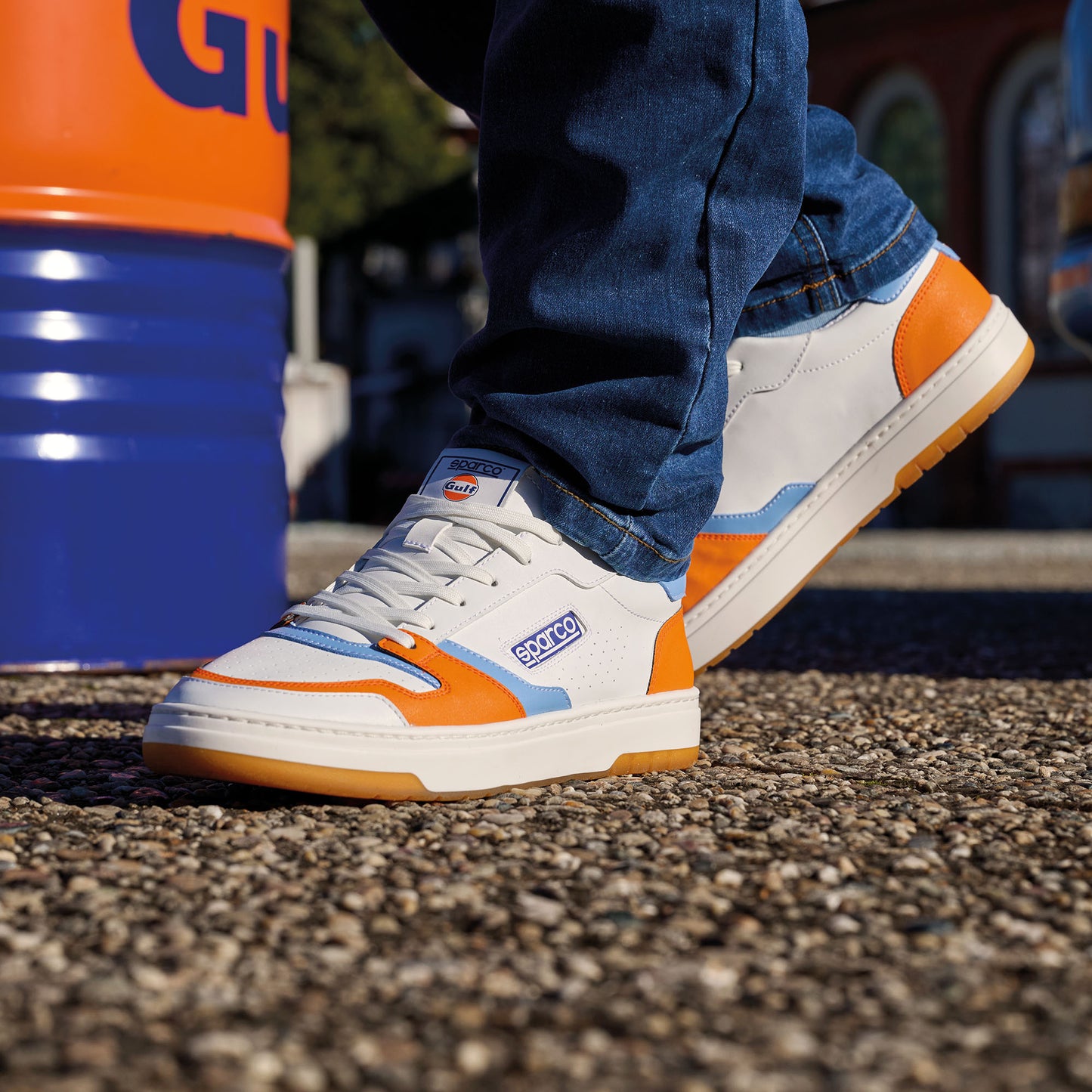 Sparco Gulf Racing Baseball Cap 100% Cotton OSFM Genuine Team Merchandise