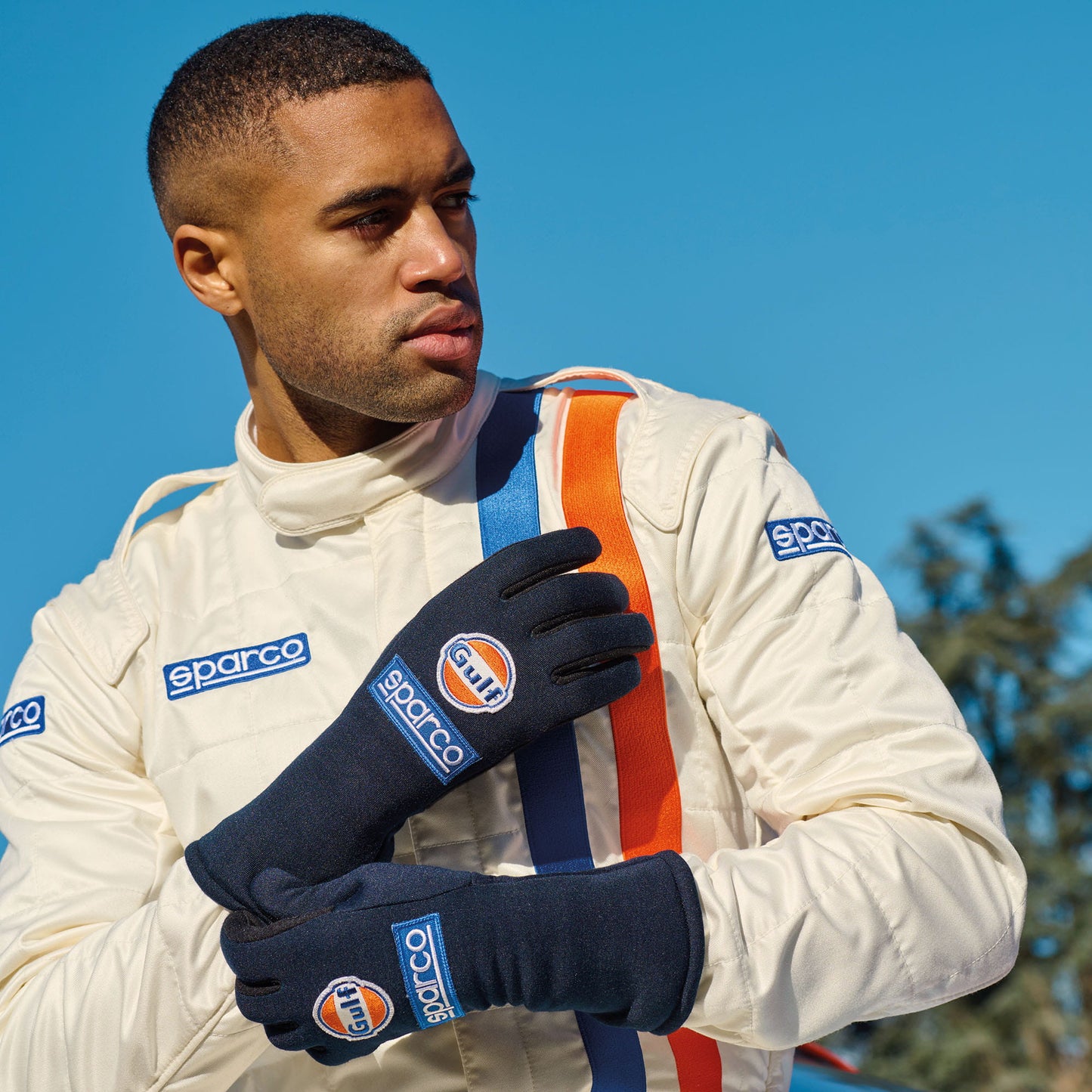 2026 Sparco X-PRO Crash Helmet Gulf Racing Edition Full Face ECE in 5 Sizes