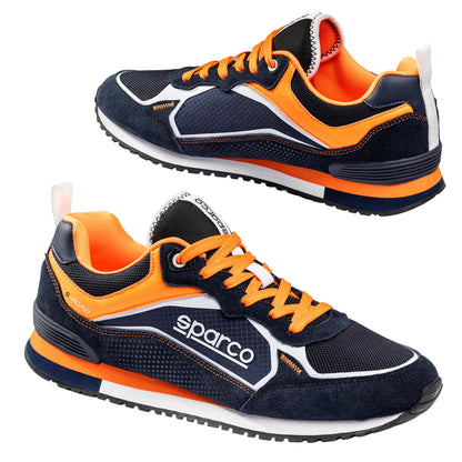 2026 Sparco Teamwear S-ROAD Sports Trainers Shoes Microfibre Breathable Fabric