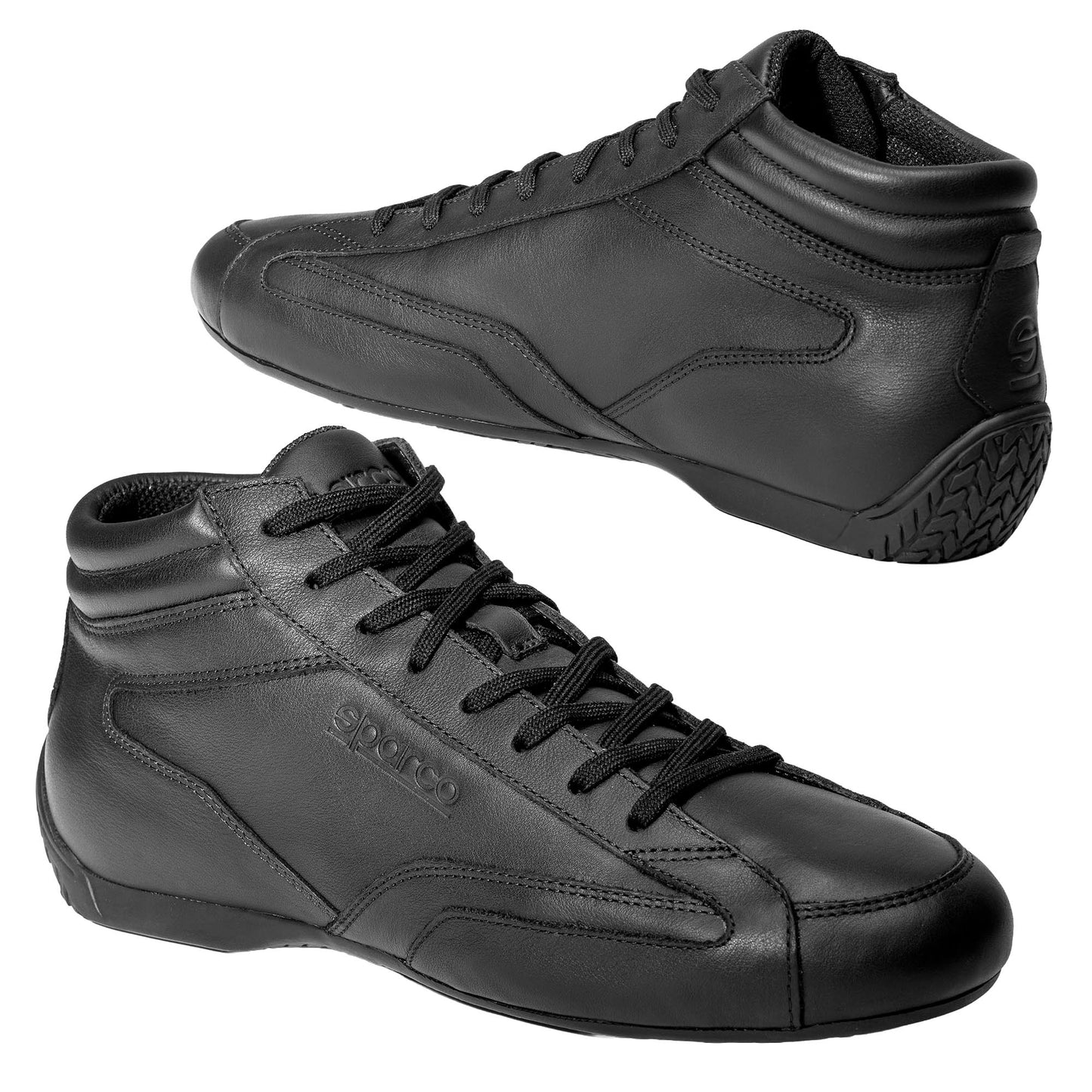 2026 Sparco S-DRIVE MID LEATHER Driving Shoes Sneakers Racing Style Boots
