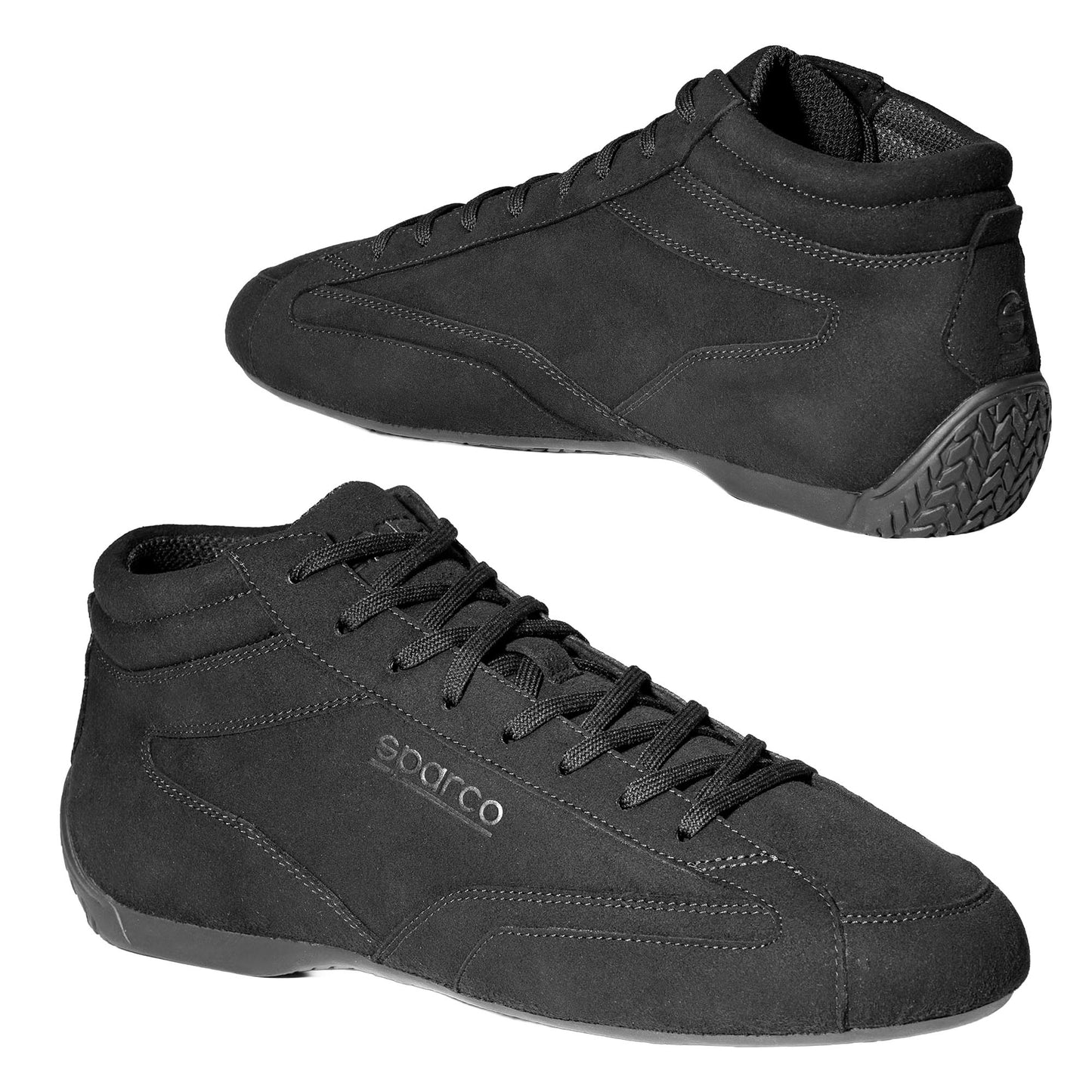 2026 Sparco S-DRIVE MID SUEDE Mid Cut Shoes Racing Style Track Days Leisure
