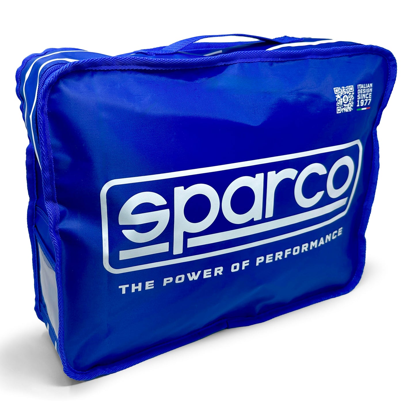 Genuine Sparco Race Suit Bag Blue/Silver for Racing Karting Rally Motorsport