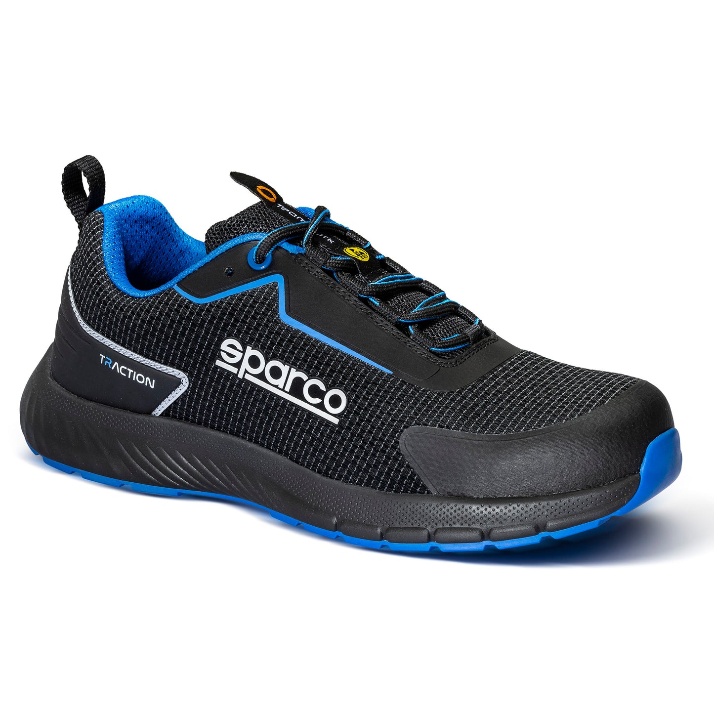 2026 Sparco TRACTION Safety Shoes Mechanic Trainers Toe Protection ESD S1PS SR