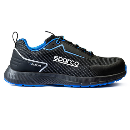 2026 Sparco TRACTION Safety Shoes Mechanic Trainers Toe Protection ESD S1PS SR