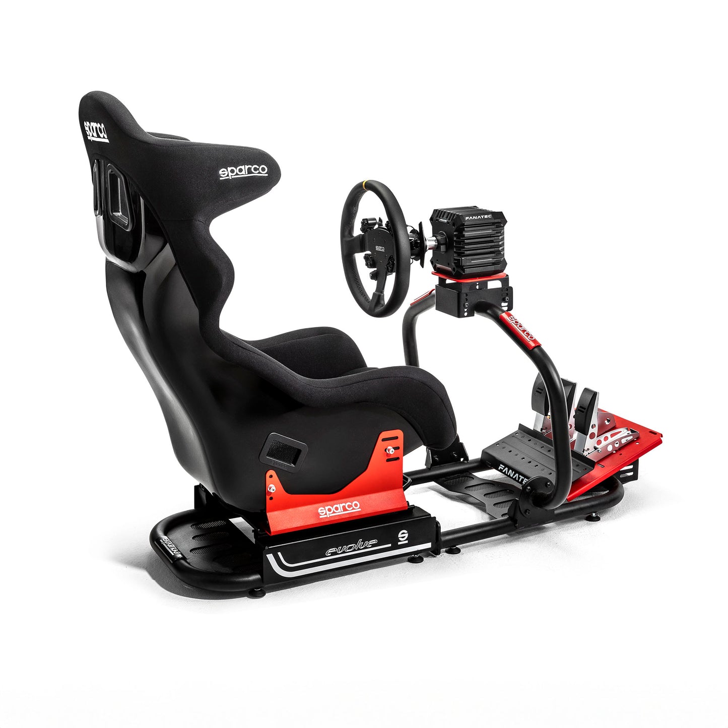 Sparco Gaming EVOLVE GT-R PRO Racing Sim Bundle with Chassis/Seat/Pedals/Wheel